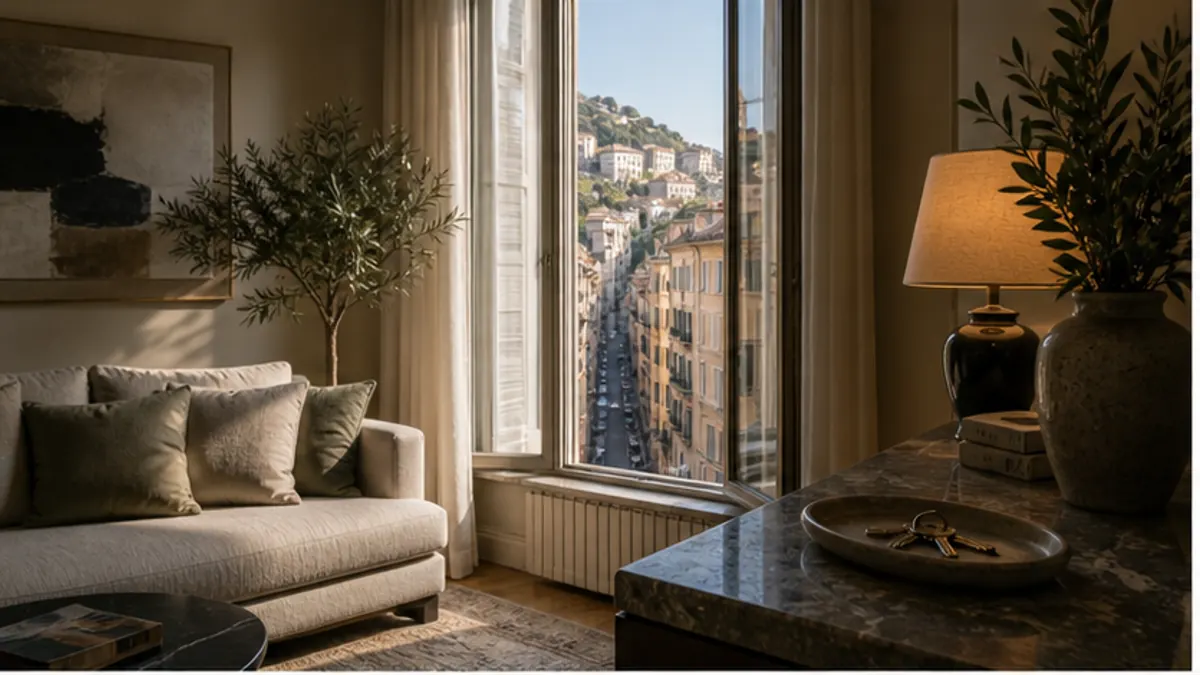 Scena editoriale realistica per comprare casa a torino: quanto offrire, con casa italiana, documenti e luce naturale